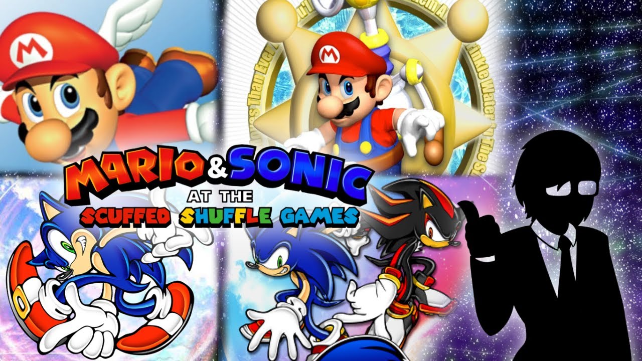 Galactic Dad - Mario and Sonic at the Scuffed Shuffle Games