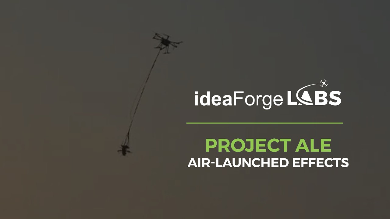 ideaForge Labs - Project ALE: Air-Launched Effects #ExperimentationNeverStops #ideaForgeLabs