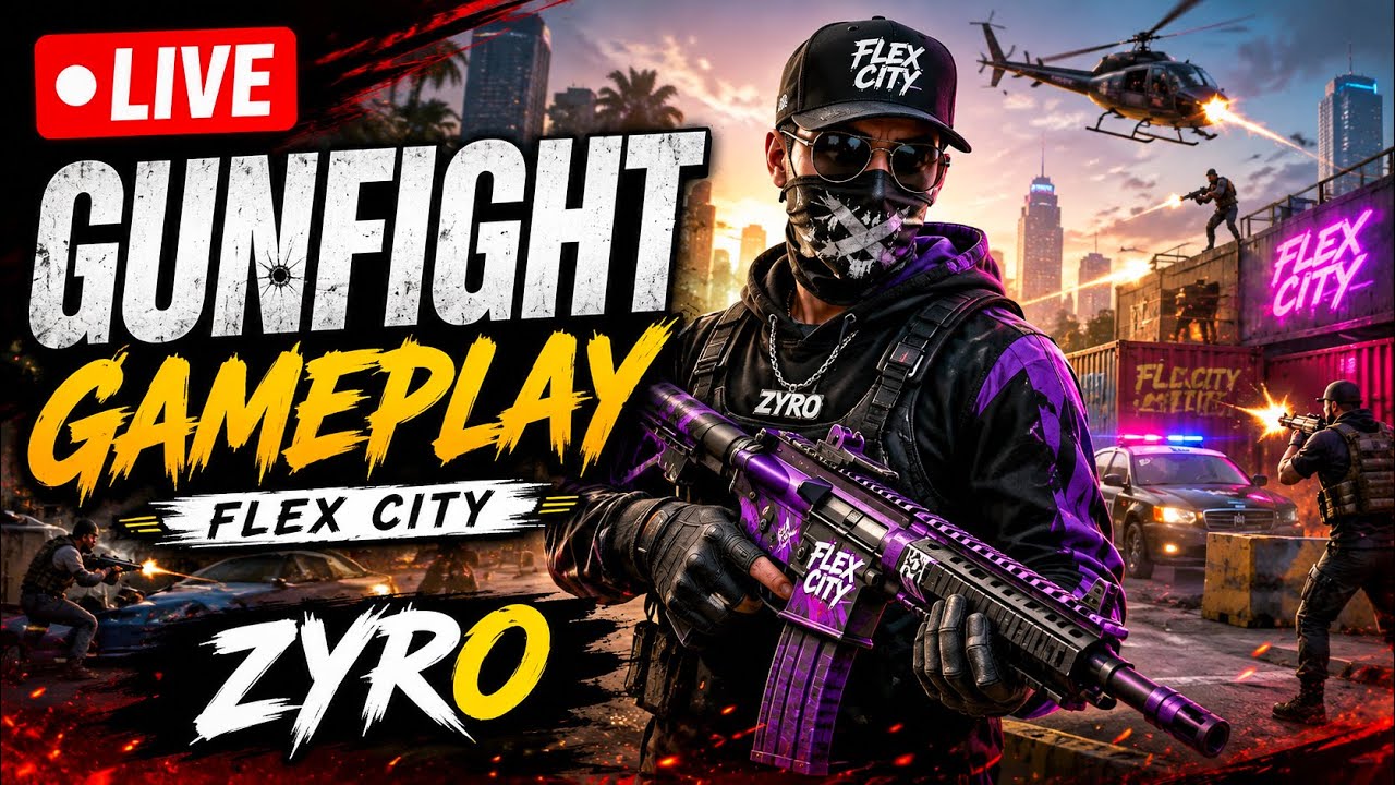 🔴 LIVE | Flex City Gunfight Gameplay  | ZYRO OP
