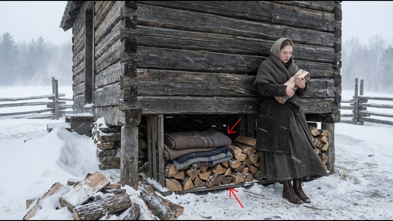 She Hid Wool and Firewood Under Her Cabin — Unaware It Saved Her When Worst Blizzard Came