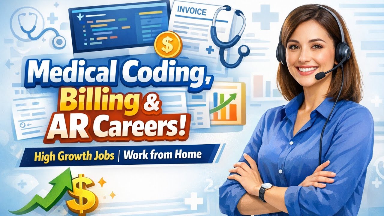 “Top Careers in Medical Coding, Billing & AR Calling | Work from Home Opportunities”