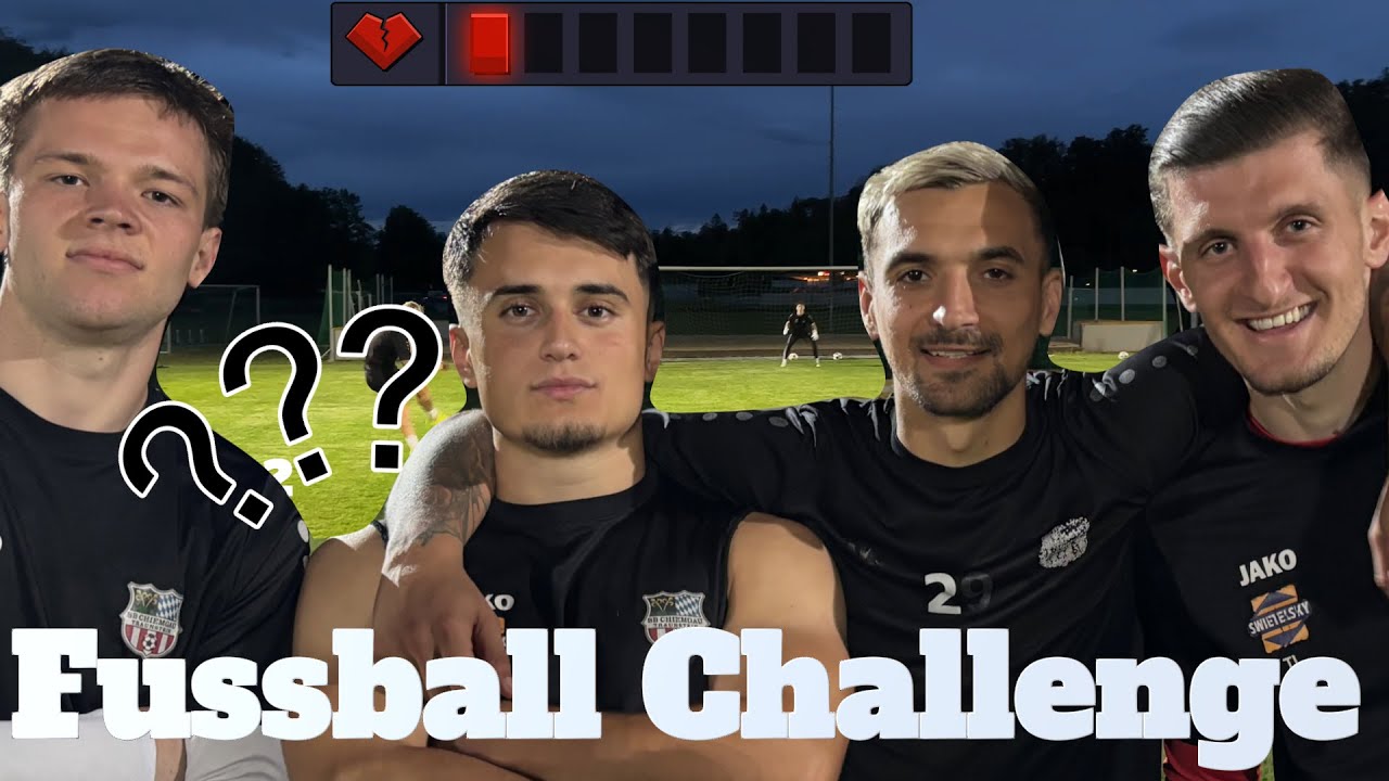 FUSSBALL CHALLENGE !!! DIE BESTRAFUNG TUT WEHHH !!