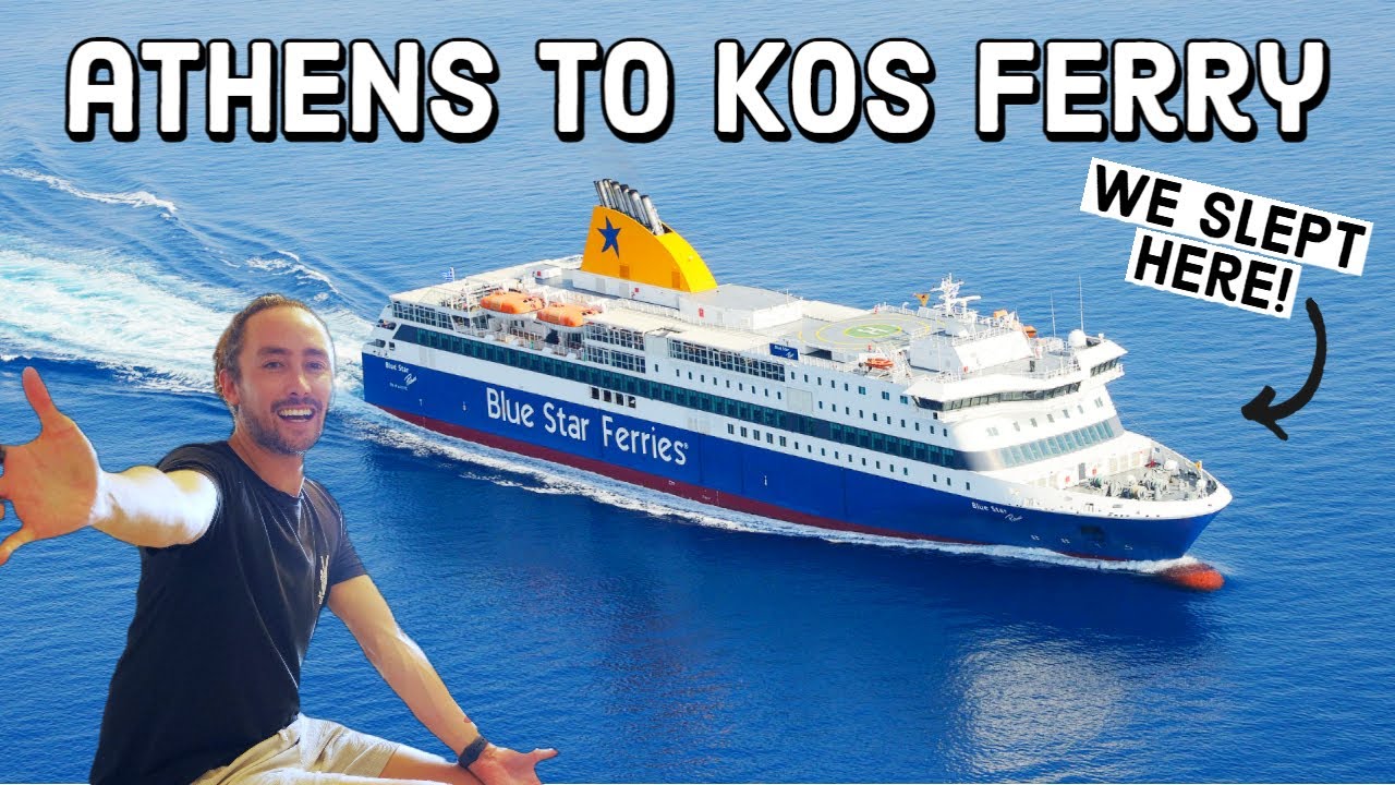 Overnight Ferry to the Greek Islands! Cabin Review & Tour | Athens to Kos (Blue Star Ferries)