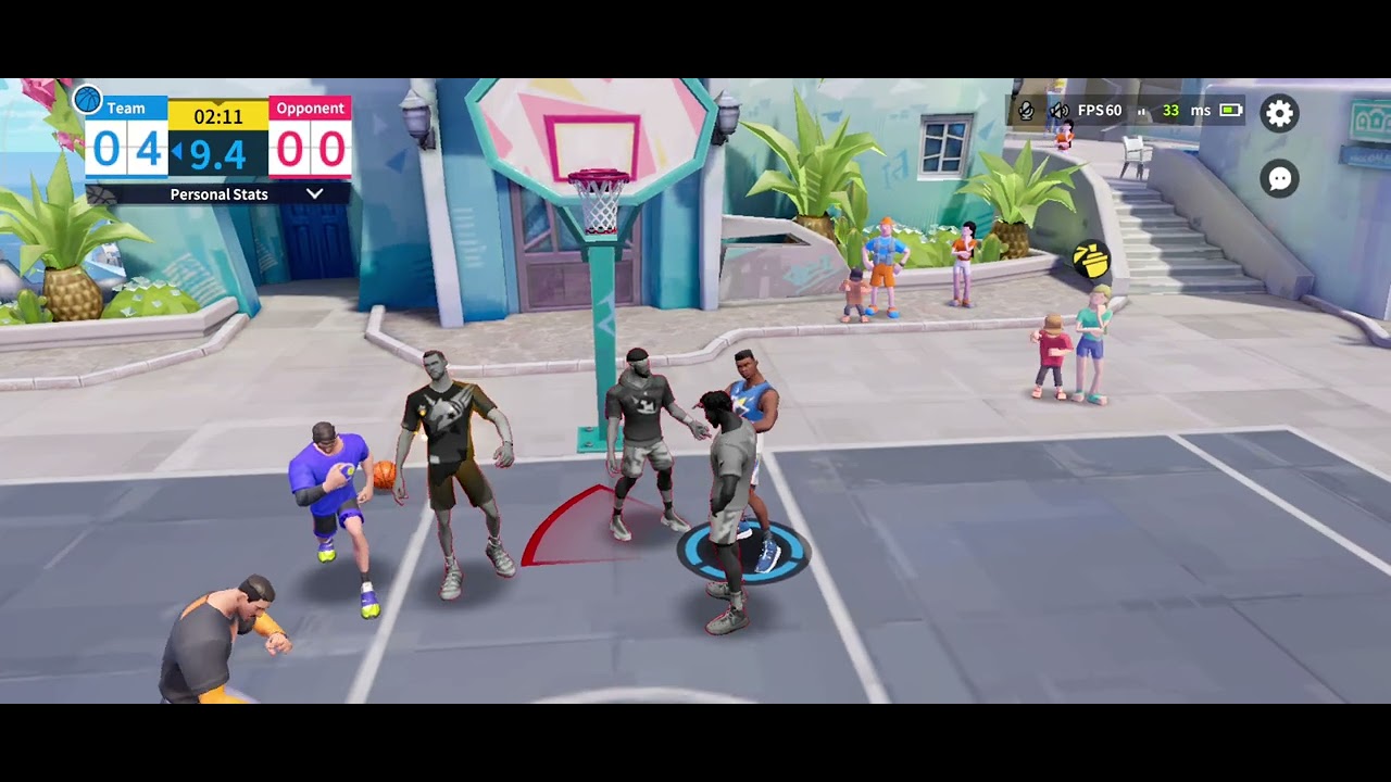 Playing dunk city dynasty for a long day that I did not play in days 🌃