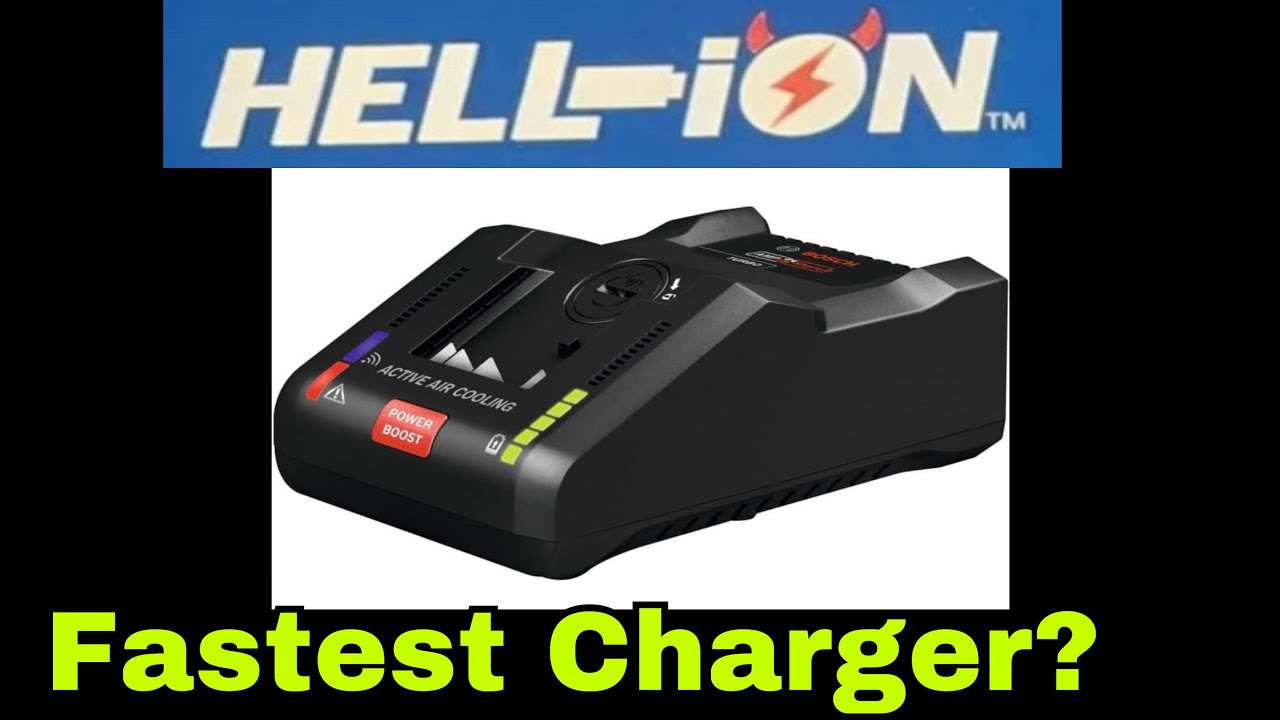 Турбозарядное устройство Bosch Hell-ion 18 В 16 А — обзор