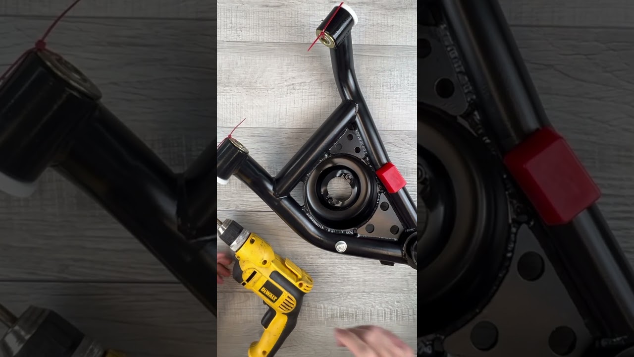 OEM-style control arms are compatible with Aldan American coilovers!