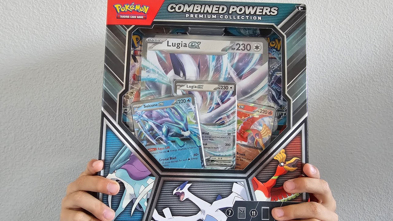 Opening Combined Powers Premium Collection Box! Lugia, Ho-Oh, and Suicune + 11 Pok&eacute;mon Packs
