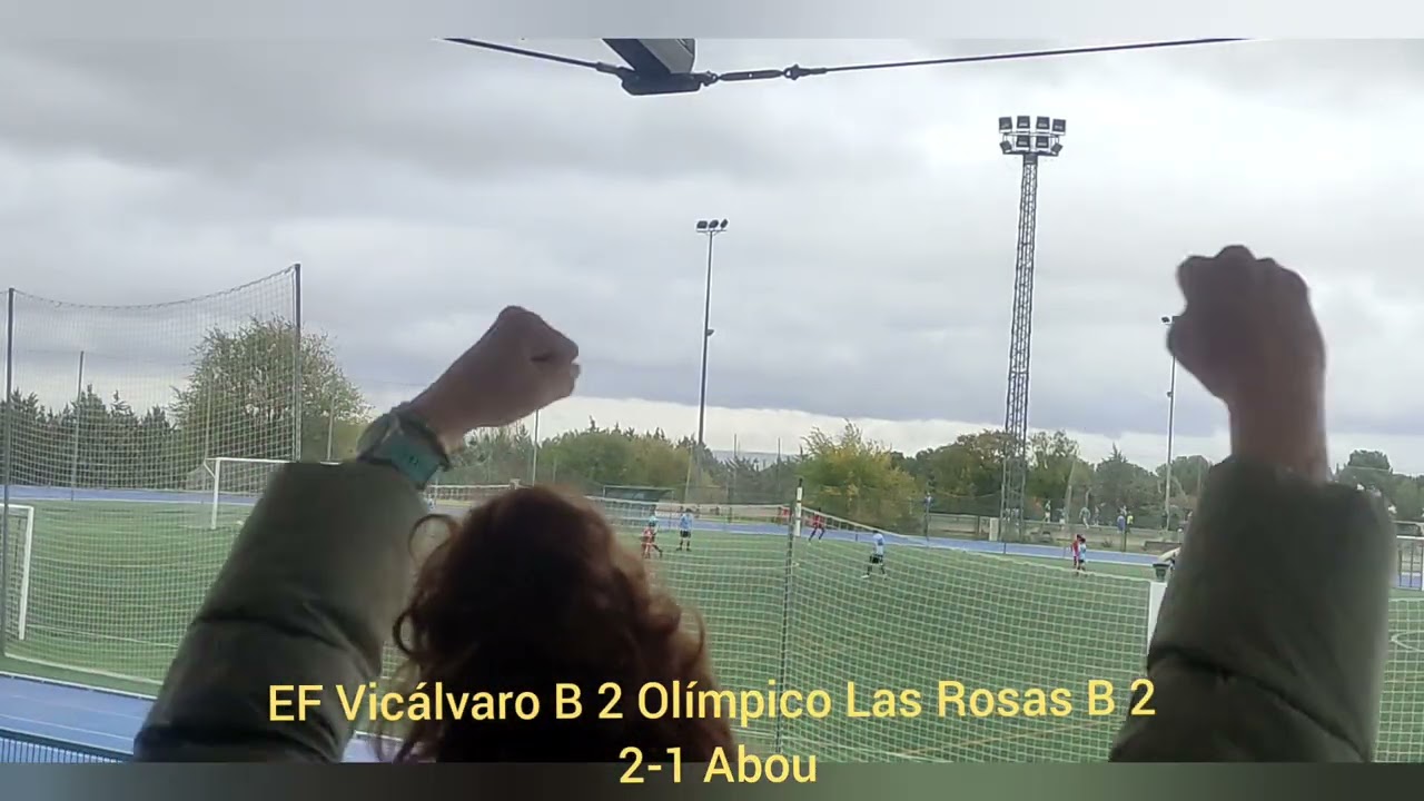 Goles Infantil B 25/26 Jornada 8: EF Vicálvaro B 2 Olímpico Las Rosas B 2 (15/11/2025)