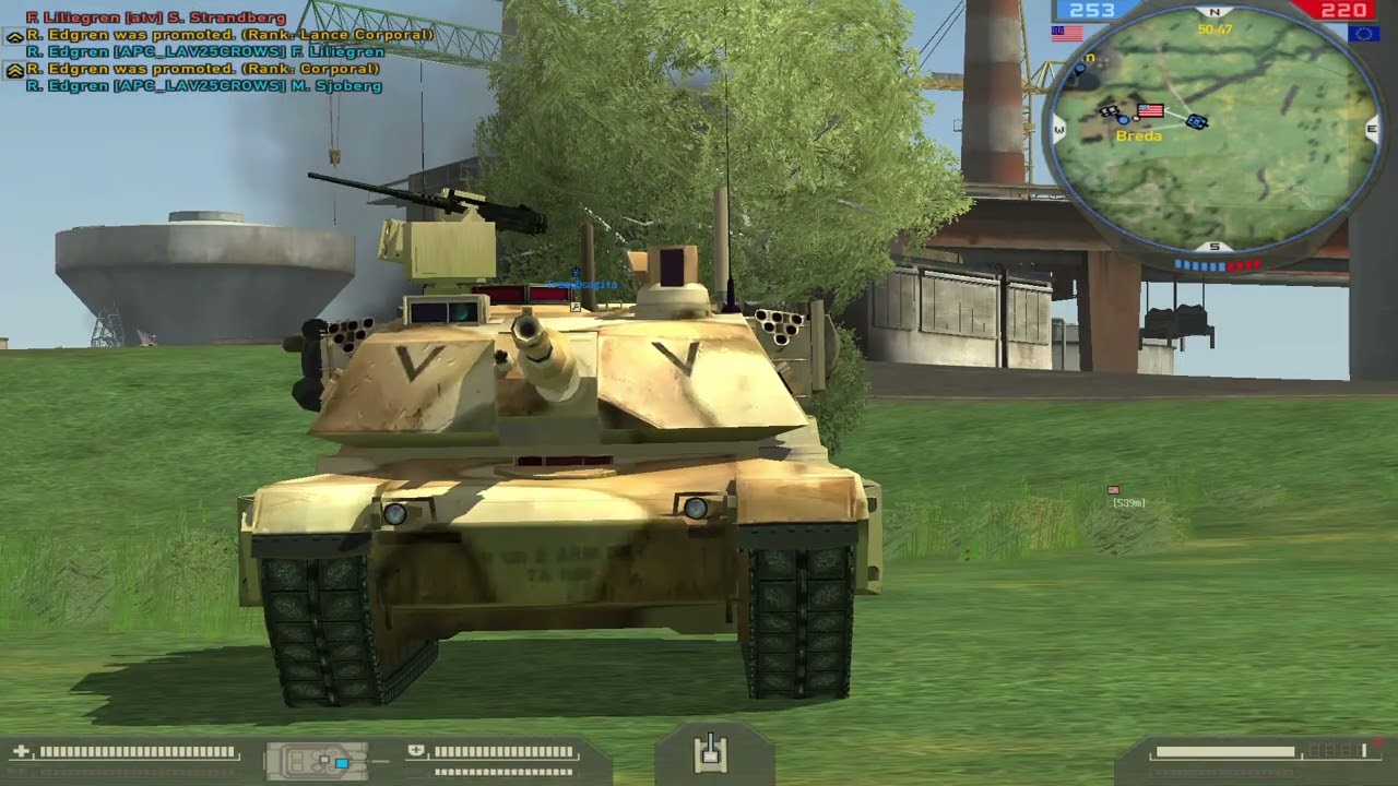 Battlefield 2 Mod RUSmarines v 3.9.4 - disabled (unable to change team)