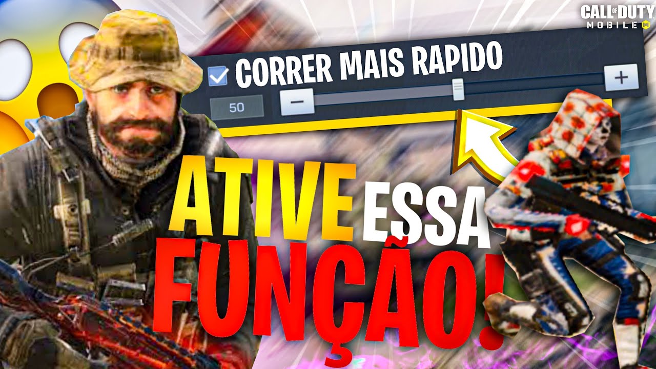 *ATIVE URGENTE* BOTÃO que te faz CORRER mais RÁPIDO e configurações da SEASON 12 do COD MOBILE