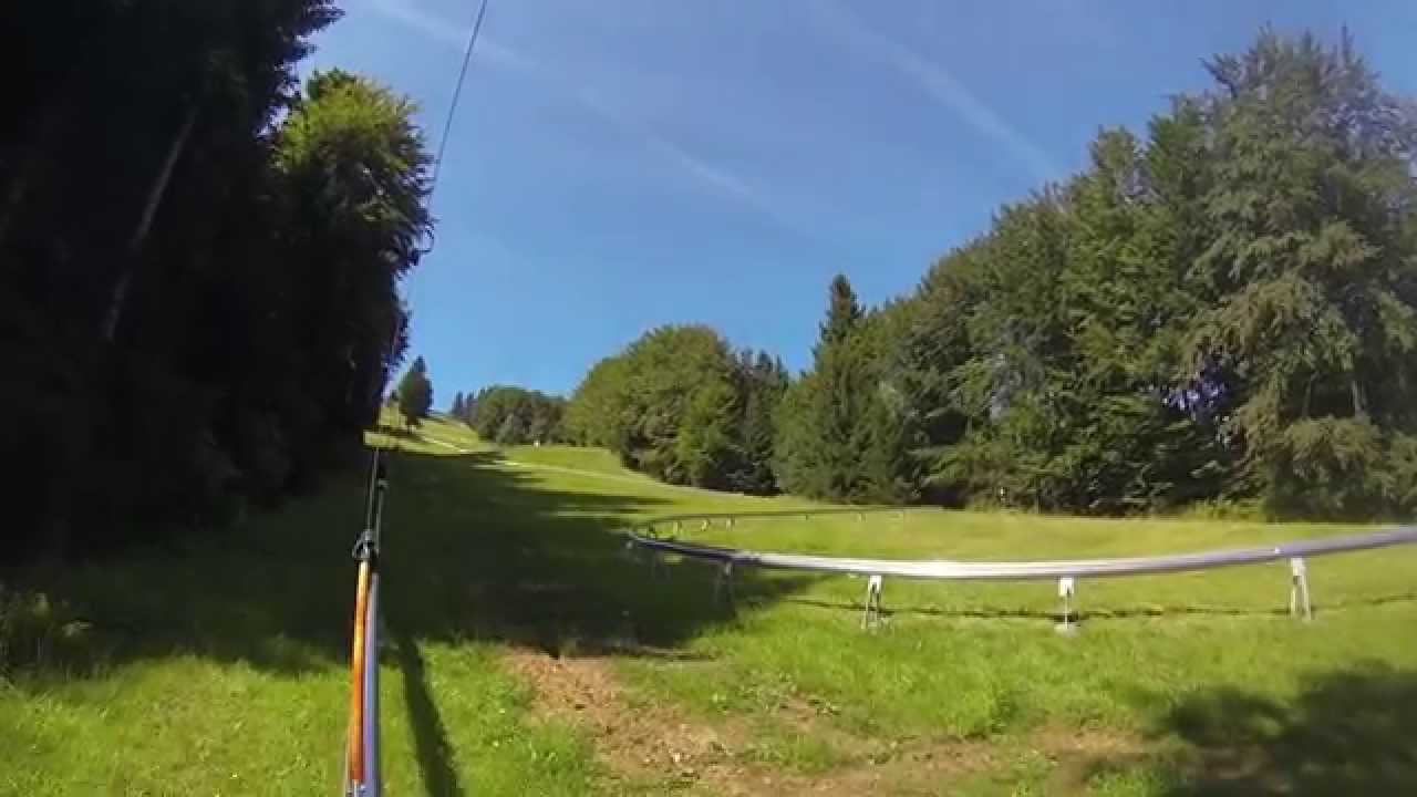 Braso (Brandauer) Sommerrodelbahn Grünberg Flitzer Gmunden 2014 POV Onride