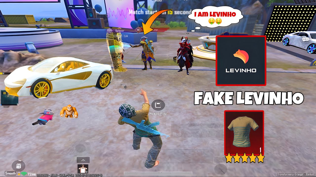 LEVINHO🤯FAKE LEVINHO CHALLENGED ME IN SAME LOBBY🔥SAMSUNG, A7, A8,J4,15,J6,17,J2,J3,XS, A3,A 4, A5,A6