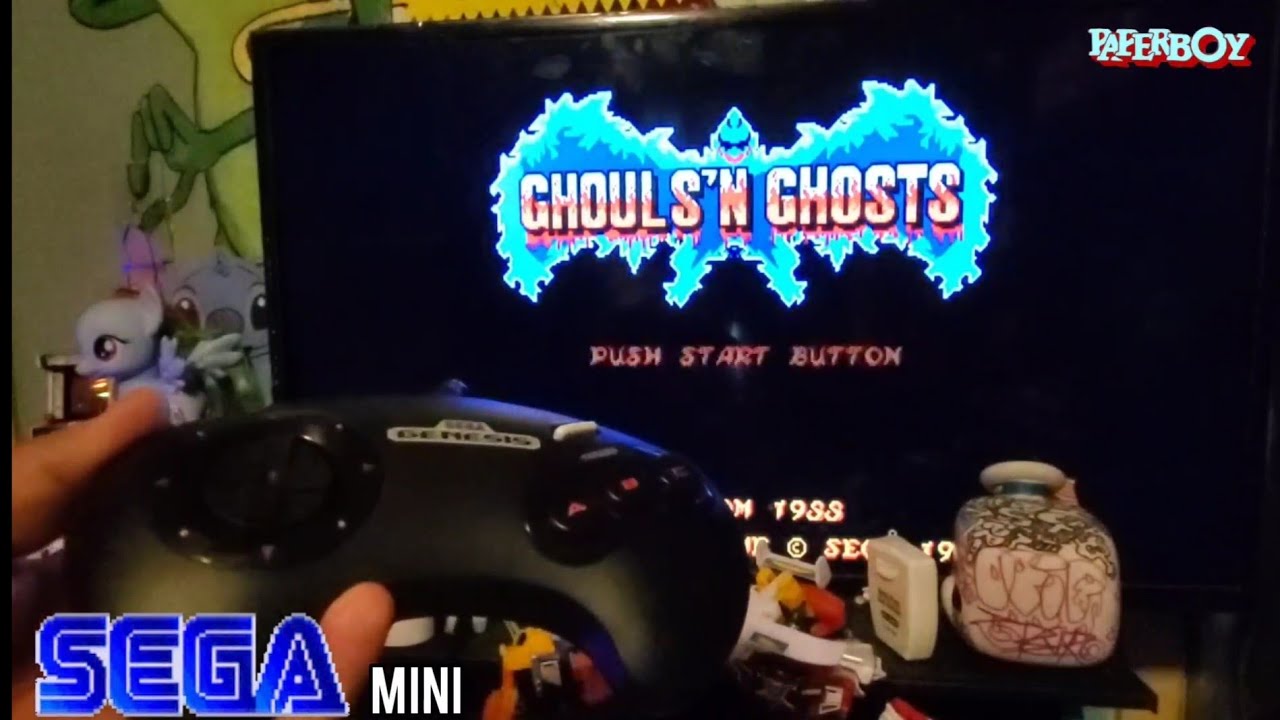 GENESIS MINI-GHOULS 'N GHOSTS-GAMEPLAY