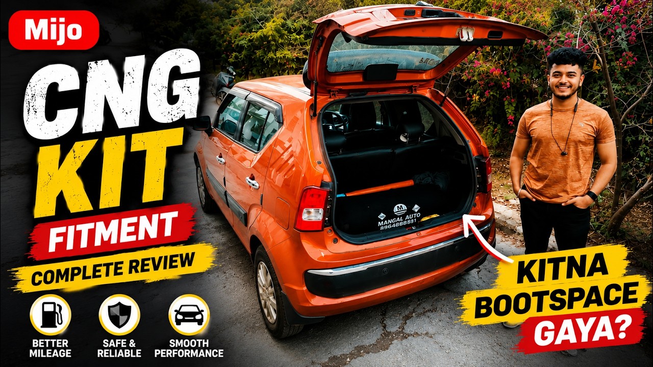 CNG KIT fitment | Ignis | mijo cng kit | Bhopal