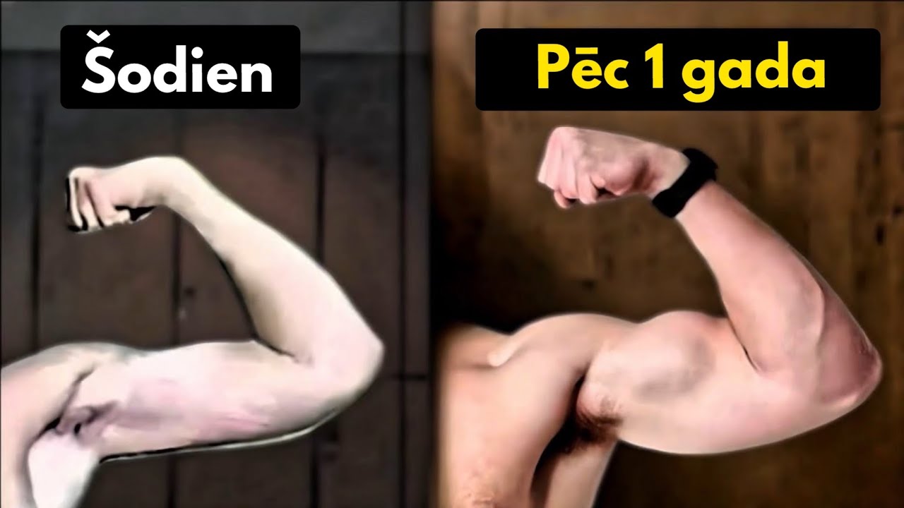 Kā 3x savu Muskuļu masu (5 gadu pieredze 3,5 minūtēs)