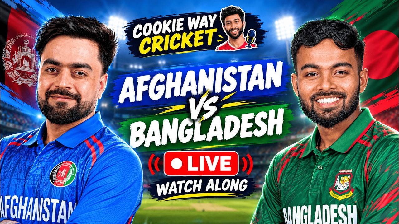 🔴LIVE: AFG vs BAN ODI | Afghanistan vs Bangladesh Live Cricket Watchalong