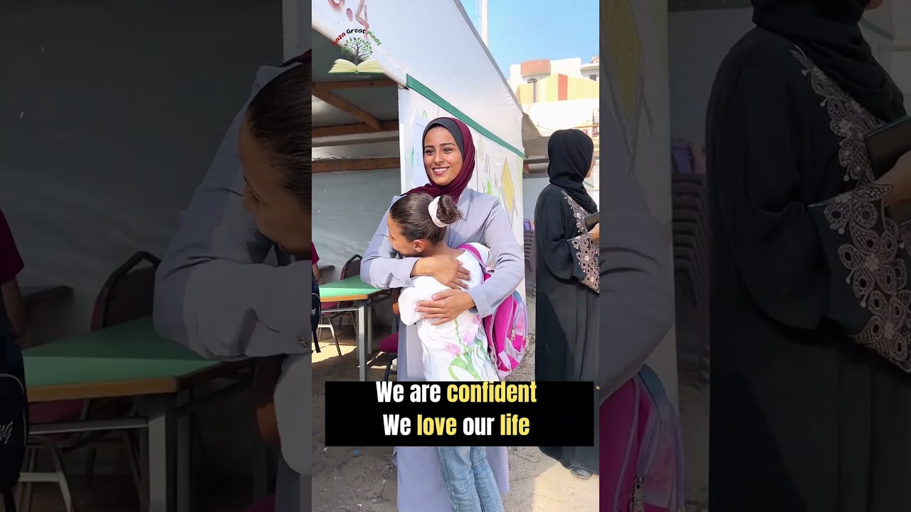 School is back in Gaza. 🎒✨Students reuniting. Teachers welcoming. Smiles everywhere.