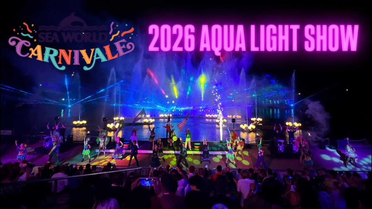 Carnivale Aqua Light Show (2026) - Sea World Australia 