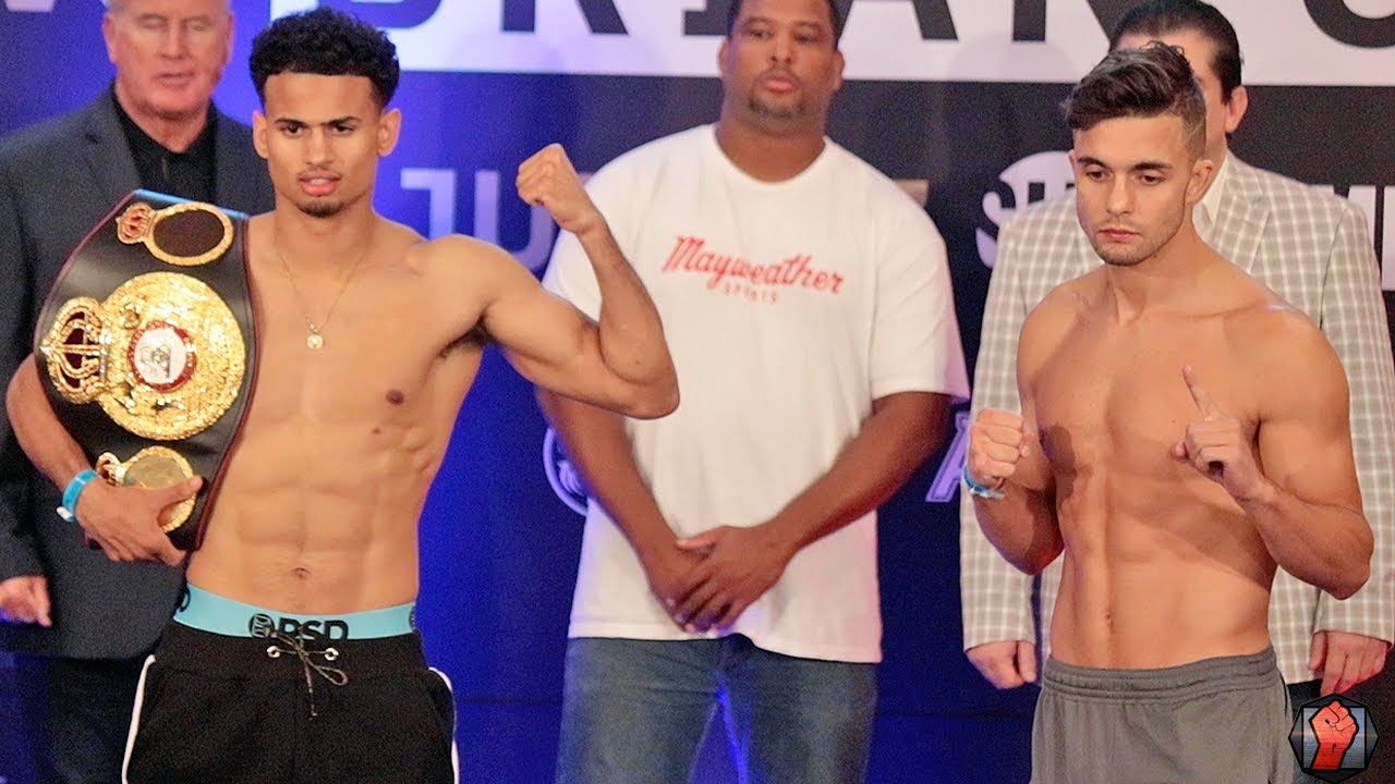 ROLANDO ROMERO VS ANTHONY YIGIT - FULL WEIGH IN & FACE OFF VIDEO