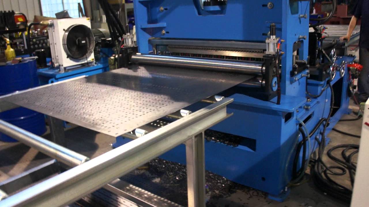 hydraulic cable tray punch machine