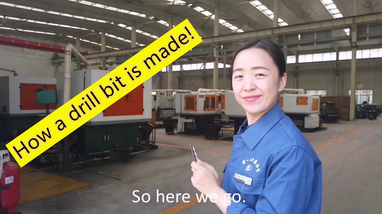 How a drill bit is made (HSS straight shank drill bit)