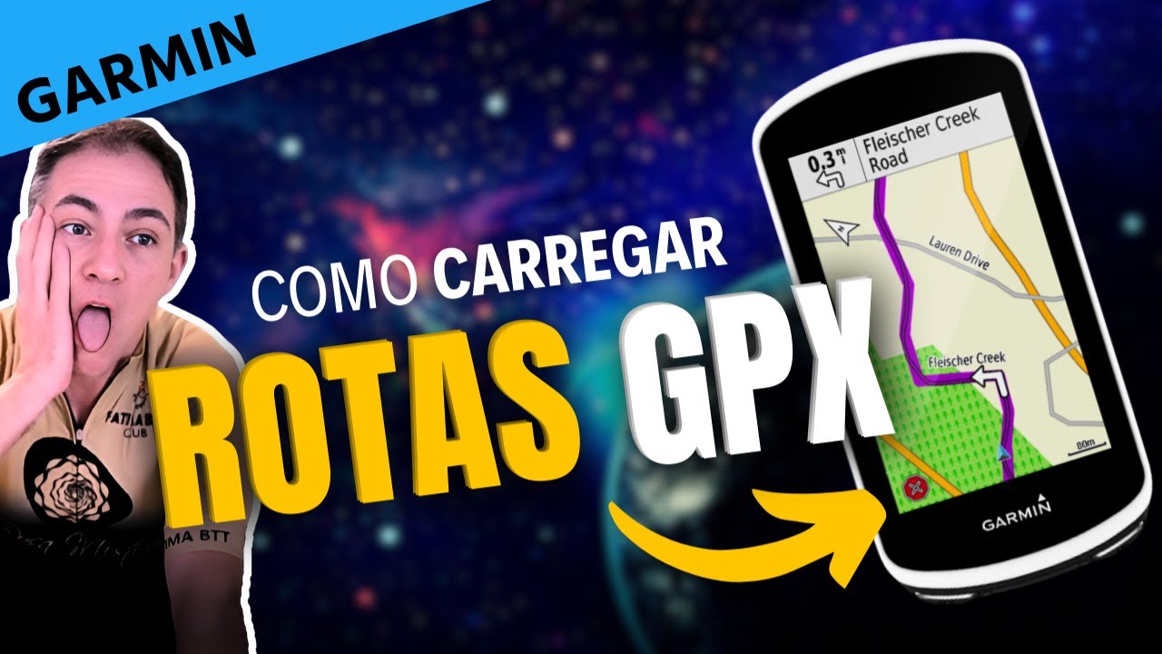 Como Carregar GPX no Garmin GPS em 1 minuto!