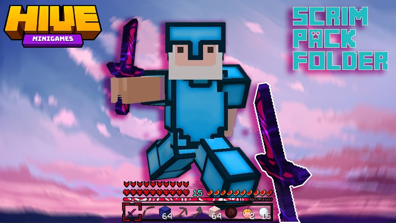 Hive Scrims Pack Folder (MCPE  Treasure Wars Domination Of All Regions)