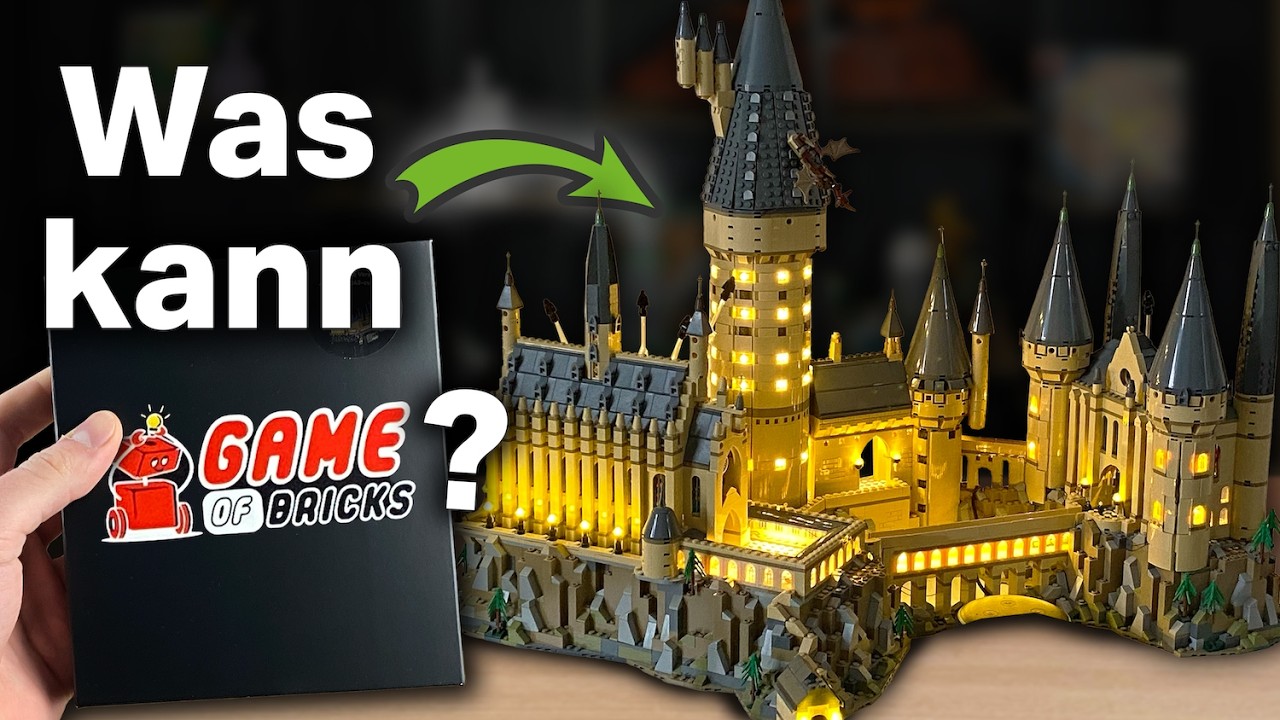Beleuchtung für 65€ statt 150€! Wie gut ist sie? 👀🔥 Lego Harry Potter 71043 Hogwarts Castle Light Up