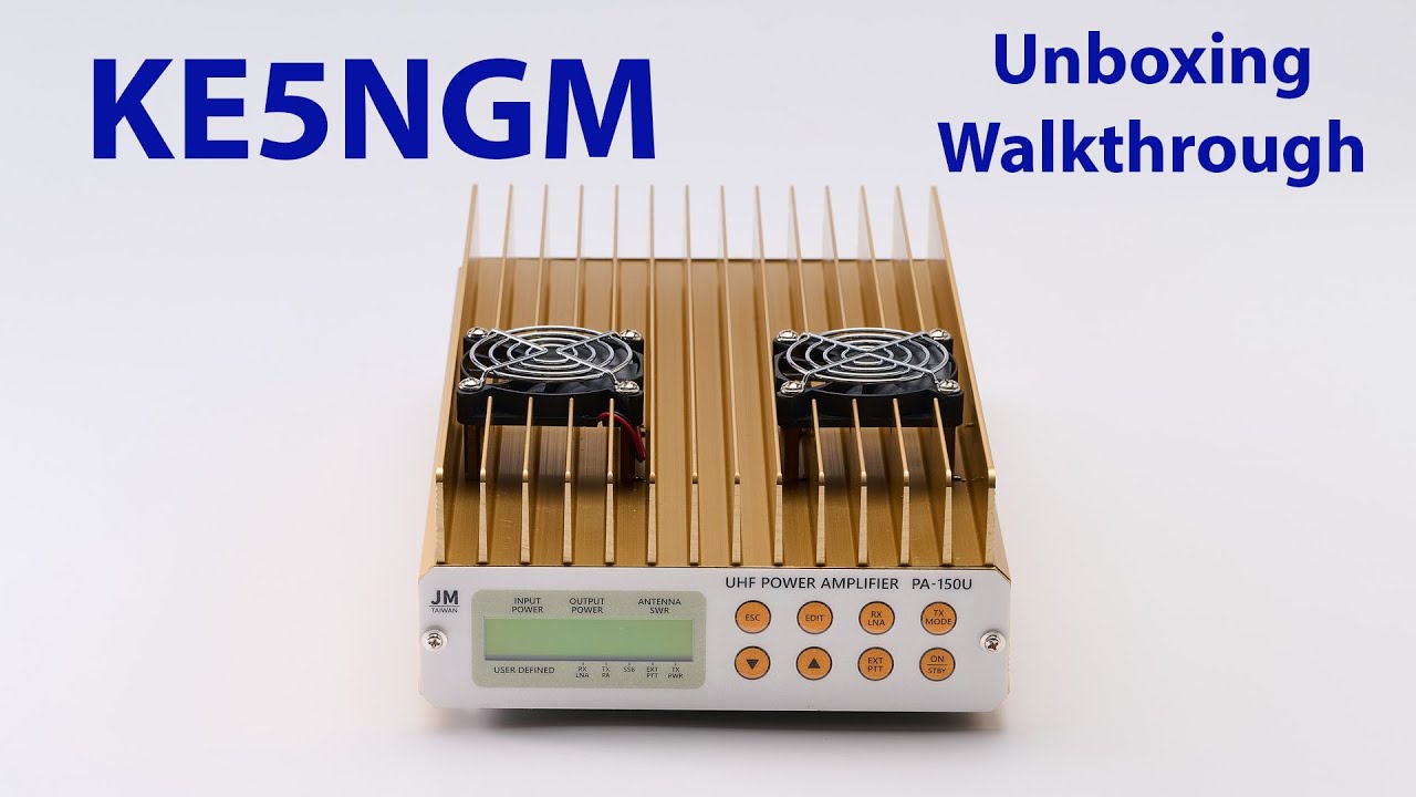 Toptek Communications PA-150U UHF 70CM Amplifier Unboxing and Walkthrough