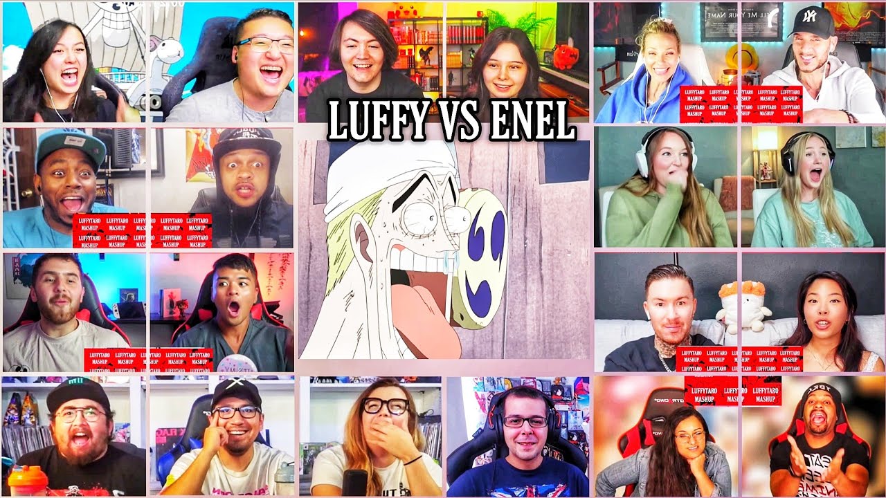 Luffy vs Enel Reaction Mashup | One Piece Episode 182-183