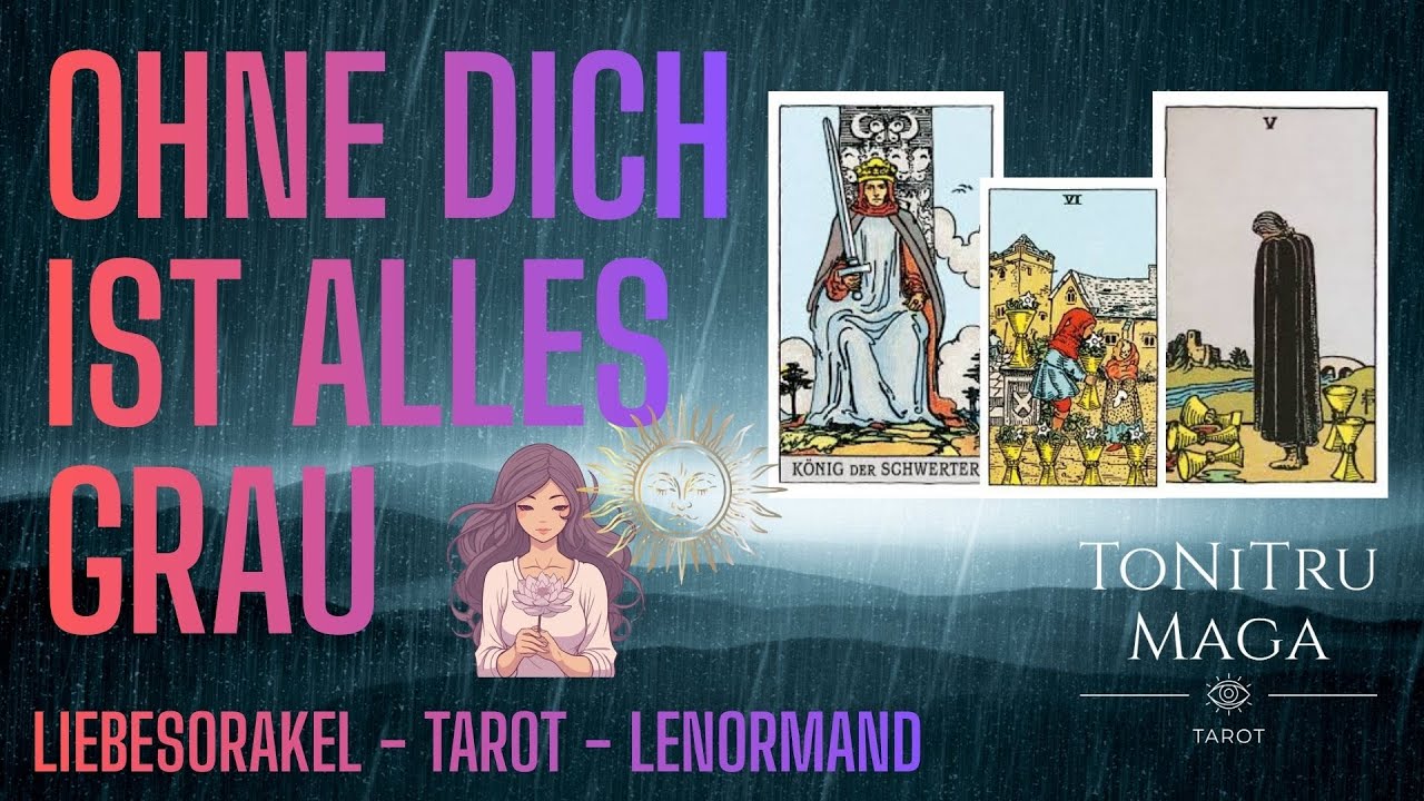 Ohne dich ist alles grau 💔 Seine Reue, sein Stolz & die Wahrheit | Liebes-Tarot Orakel Seelenpartner