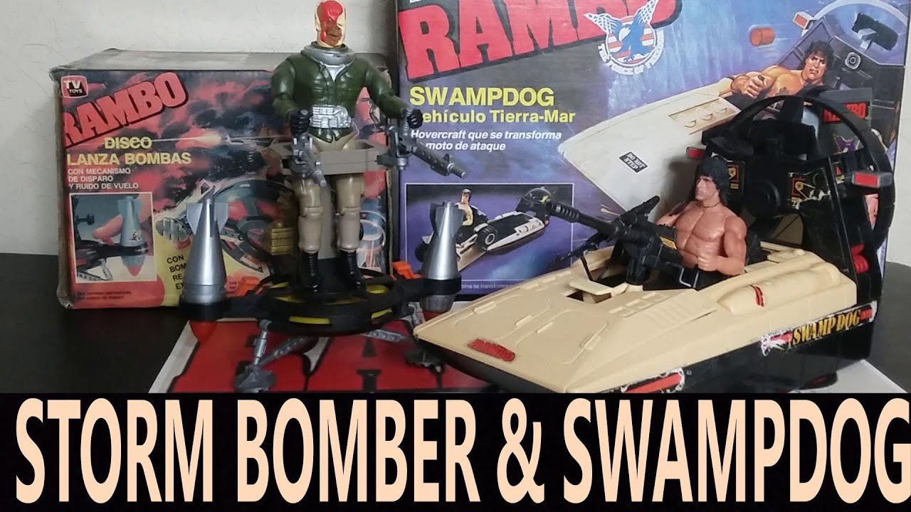 RETRO-WED: JOCSA RAMBO SWAMPDOG AND STORM BOMBER ARGENTINA RELEASE NOT COLECO