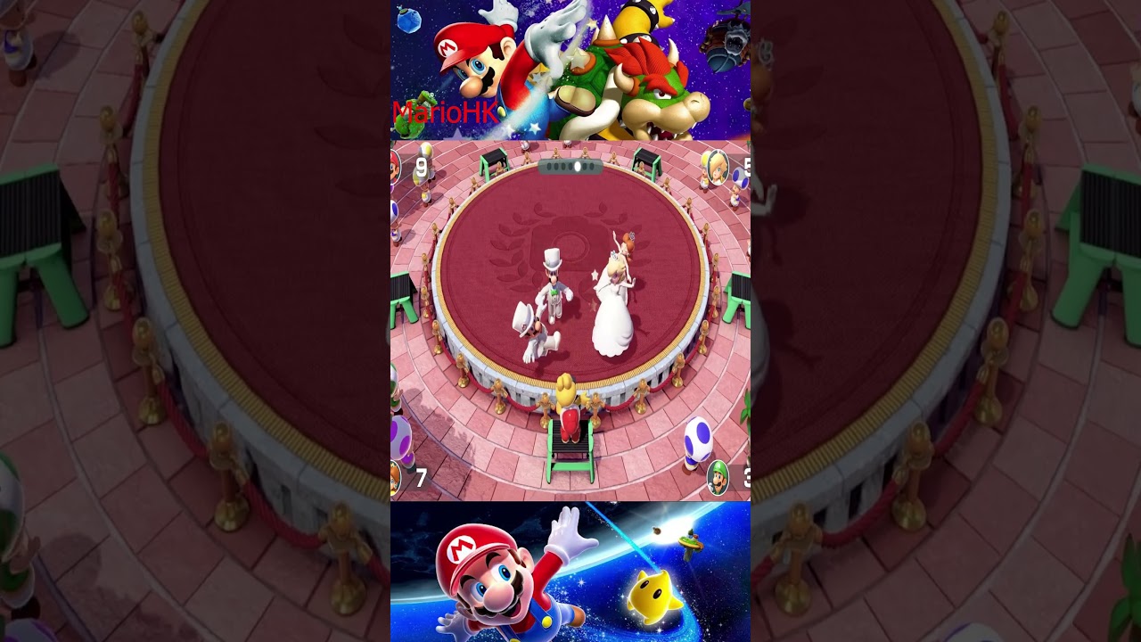 【スーパー マリオパーティ】ミニゲーム ファニー *スラパラッツィ* マリオ vs ロゼッタ vs デイジー vs ルイージ (COM最強 たつじん) 