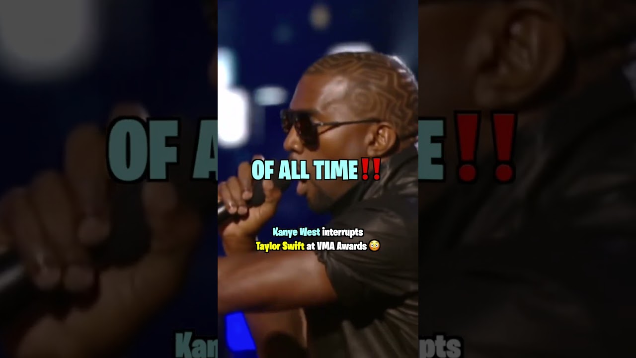 When Kanye Interrupted Taylor Swift 😳