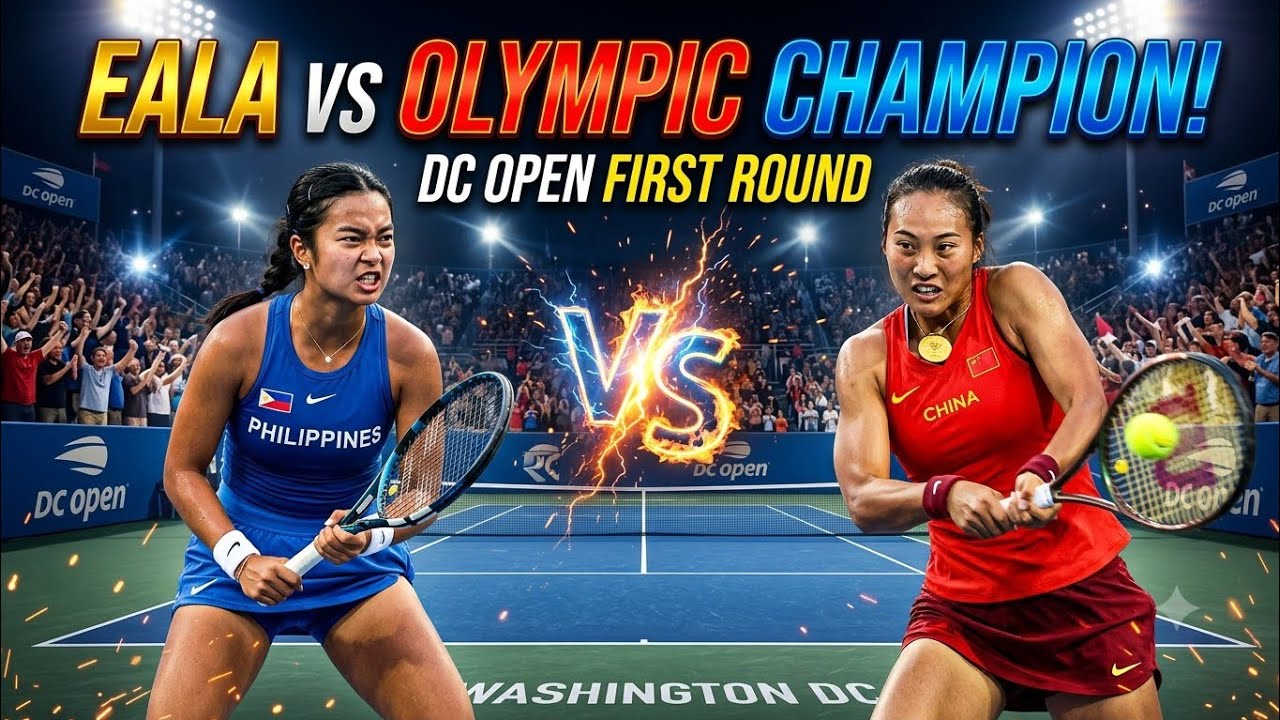 Alex Eala Draws Olympic Champion Zheng Qinwen in DC Open First Round! 😱🏆 | Must-Watch Tennis Clash 🎾