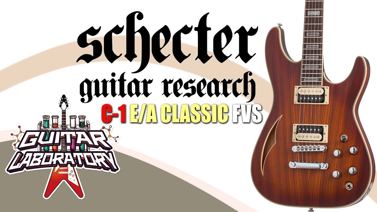 Электрогитара SCHECTER C-1 E/A CLASSIC FVS || Зачем пьезодатчик на электрогитаре?