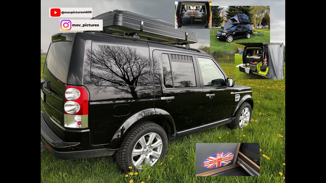 LAND ROVER DISCOVERY 4 - offroad camping - vestavba lednice, kuchyňky, spaní - einbau, camper