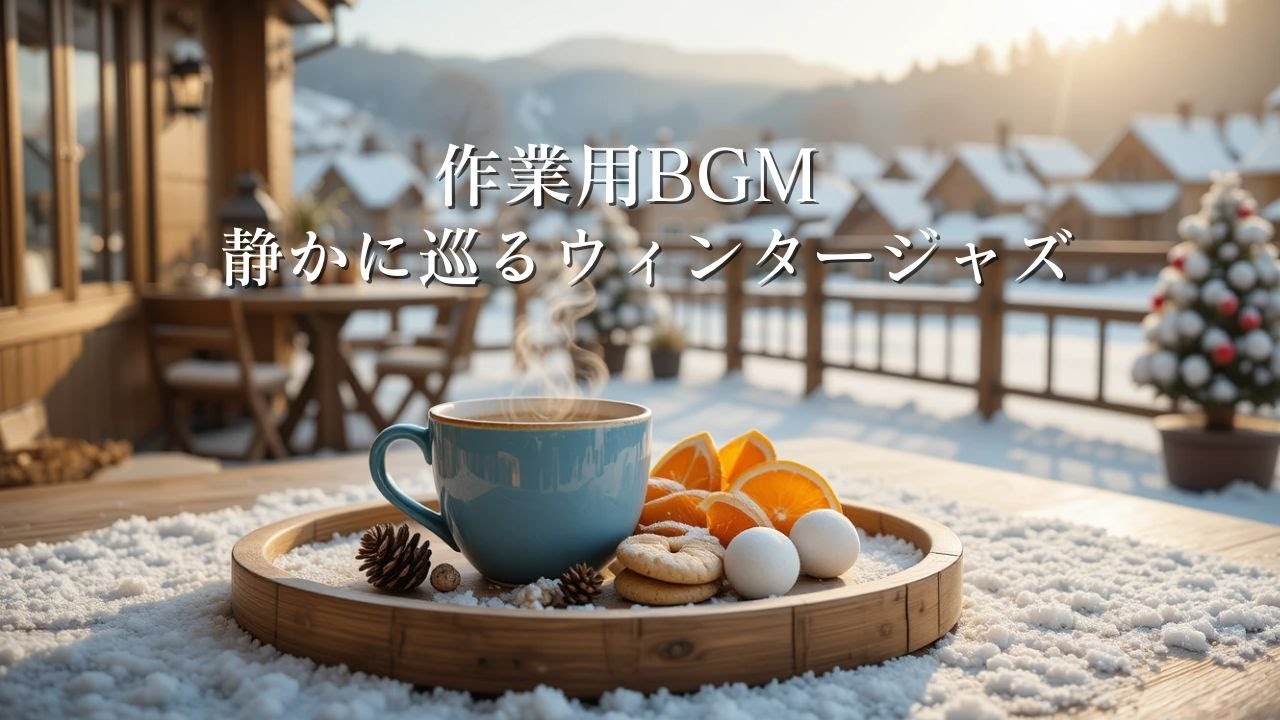 【作業用BGM】静かに巡るウィンタージャズ｜没頭しやすい冬カフェBGM ❄️☕Winter Jazz for Focus & Deep Work