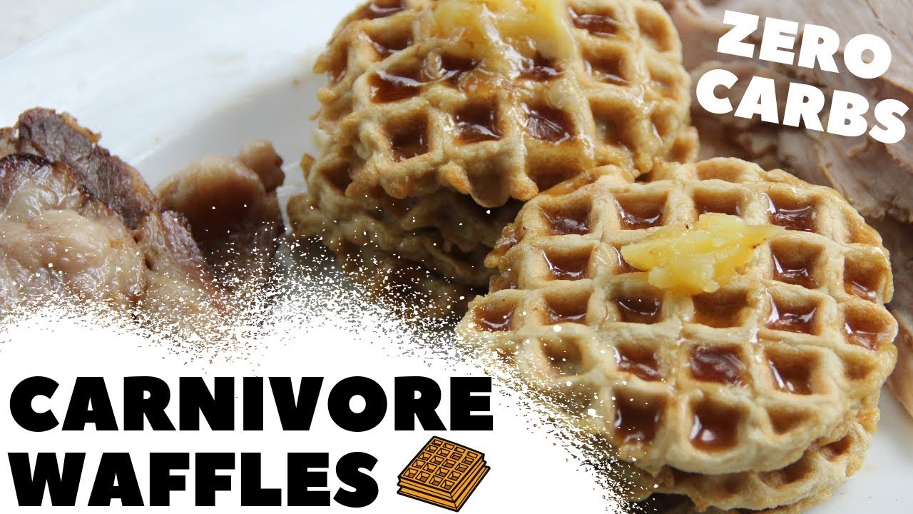 Carnivore Waffles Recipe ~ ZERO CARBS ~