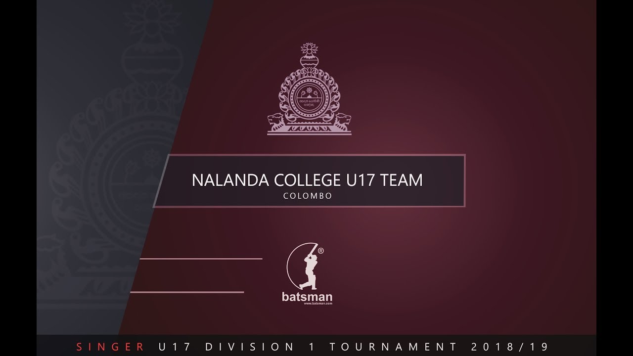 Nalanda College, Colombo U17 Team - Preview
