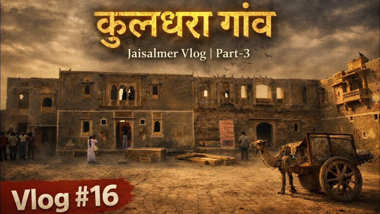 कुलधरा गाँव 😨 | Jaisalmer का शापित Abandoned Village | Part-3 | Vlog #16 #viral #kuldhara #jaisalmer