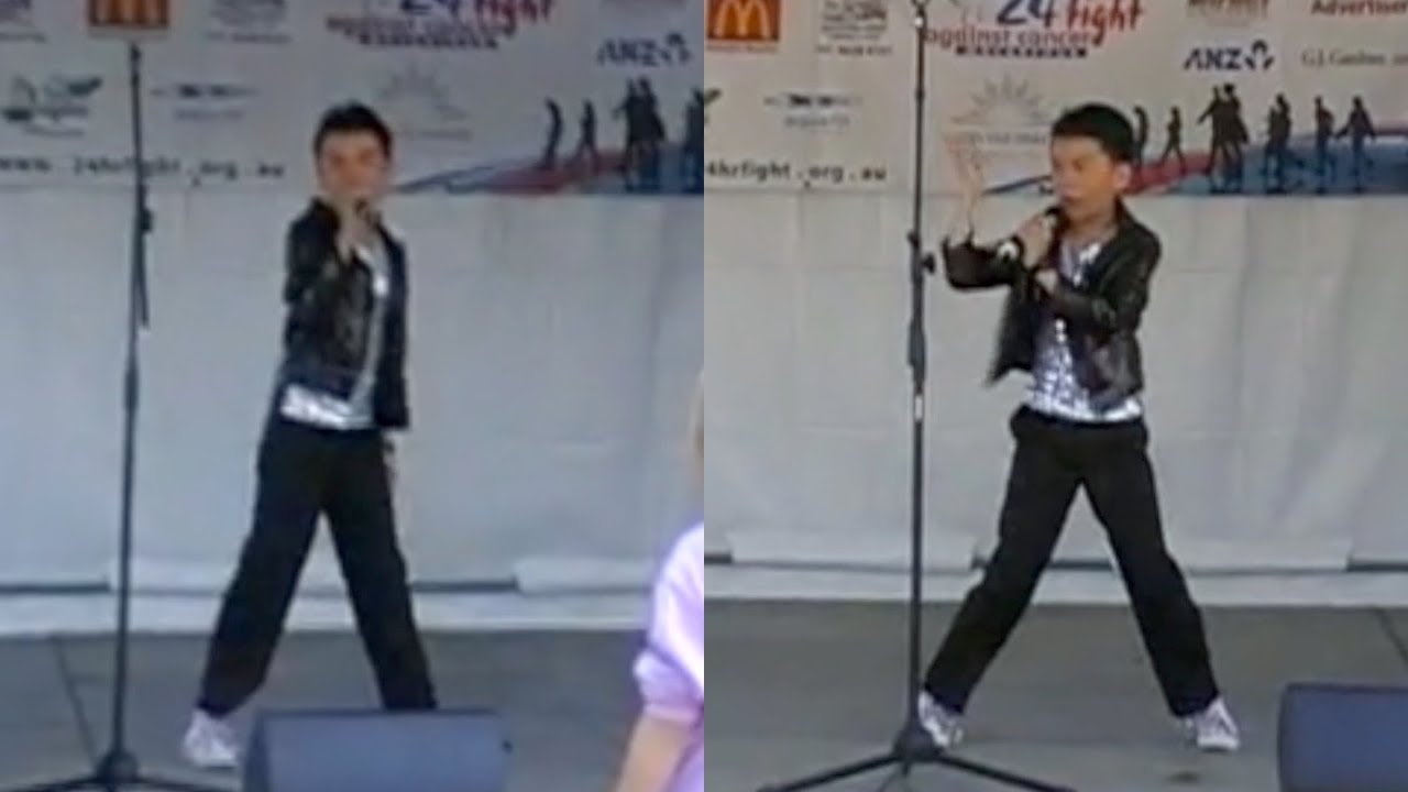 10 Year Old Hayden Huynh performs Black Or White - 24 Hour Fight Against Cancer Macarthur - 2011