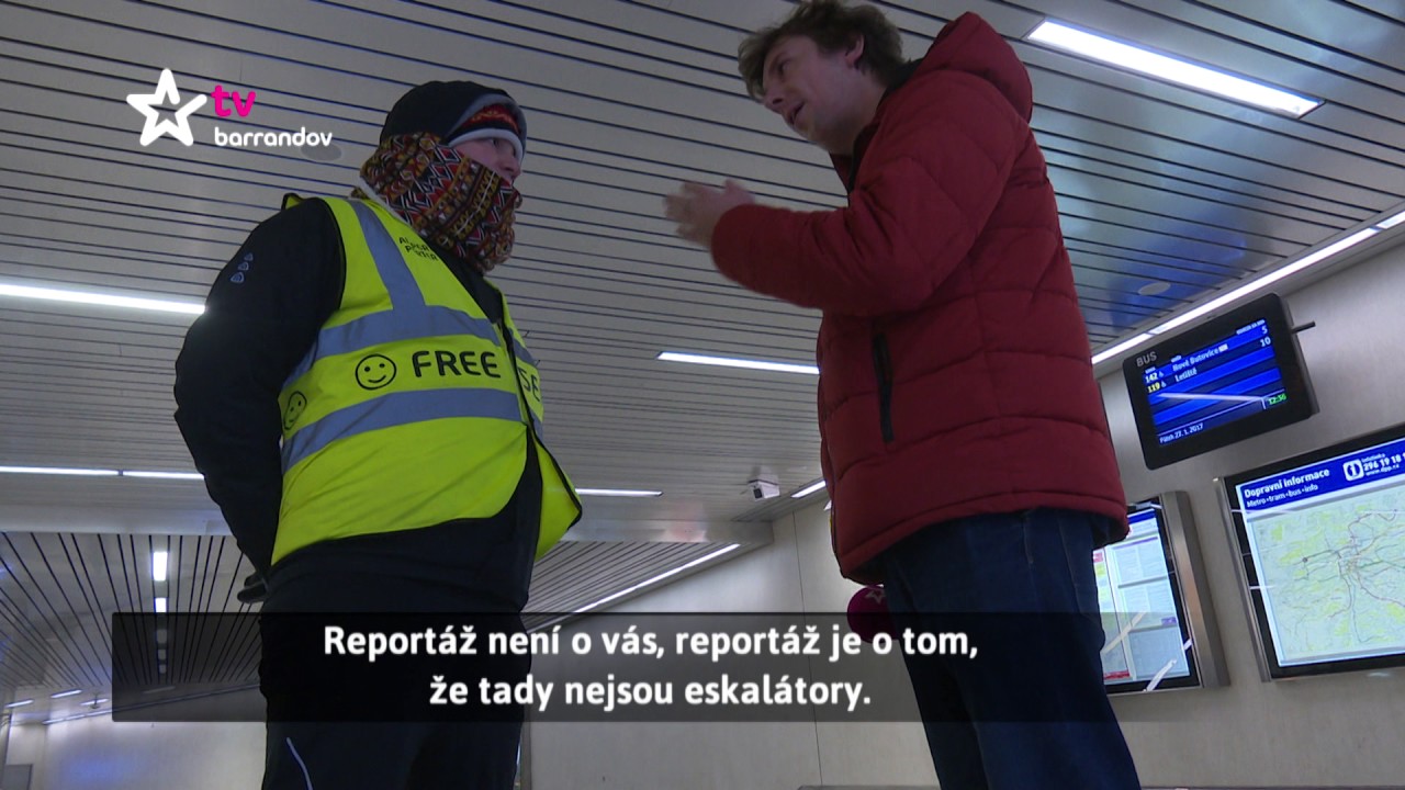 Takhle se rozčilujeme: v metru N&aacute;draž&iacute; Veleslav&iacute;n