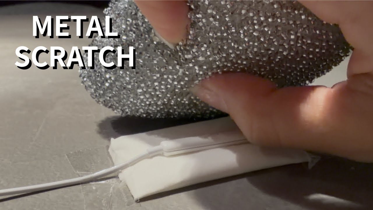 Earphone Mic × Metal Scratching ASMR