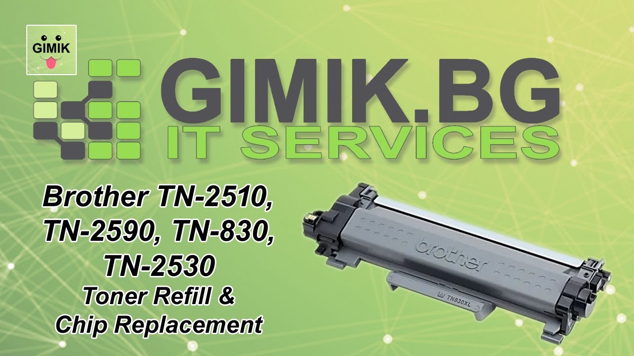 Brother TN2590 TN2510 TN830 Toner Refill & Chip Replacement Guide (TN2590XL / TN830XL)