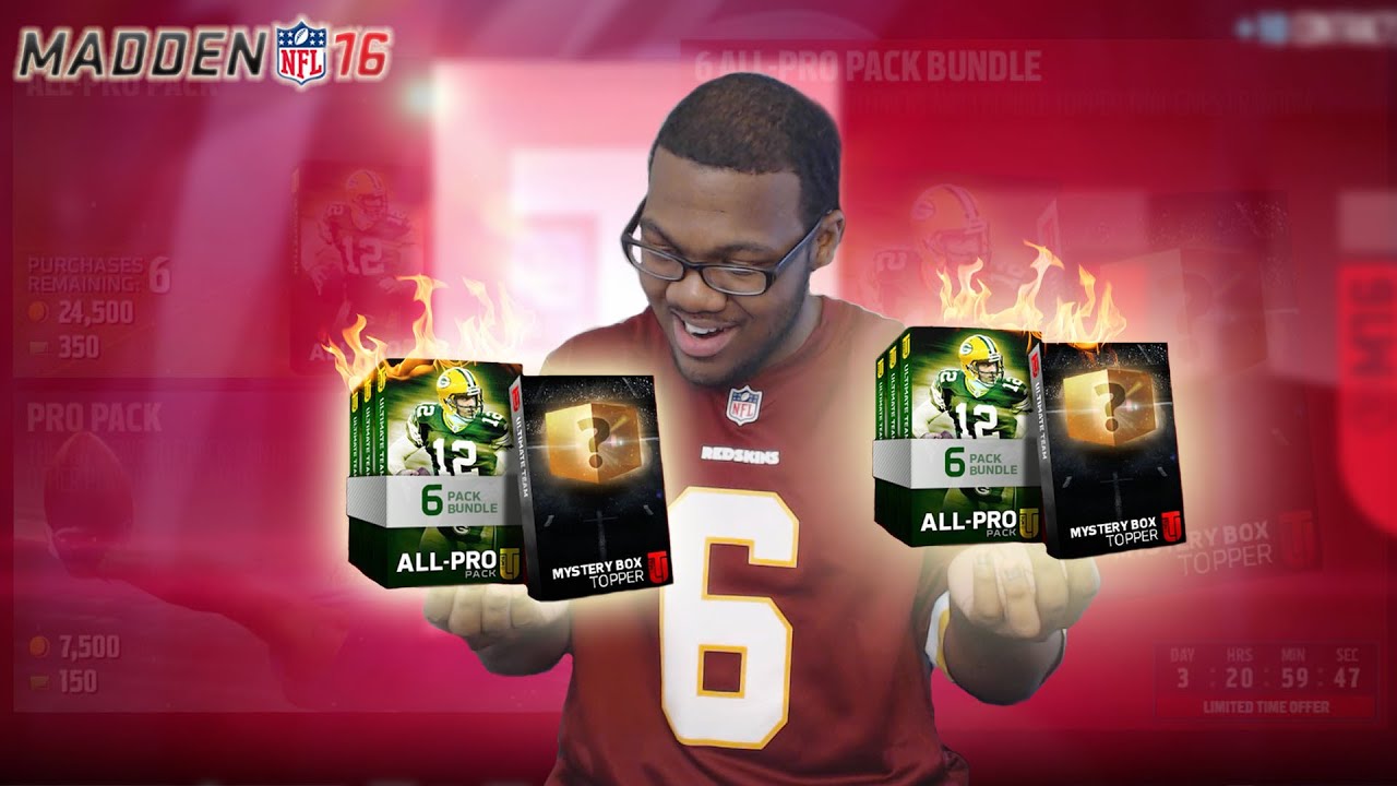 Madden 16 PS4 Ultimate Team All-Pro Pack Opening  - RAINING ELITE PLAYERS!!
