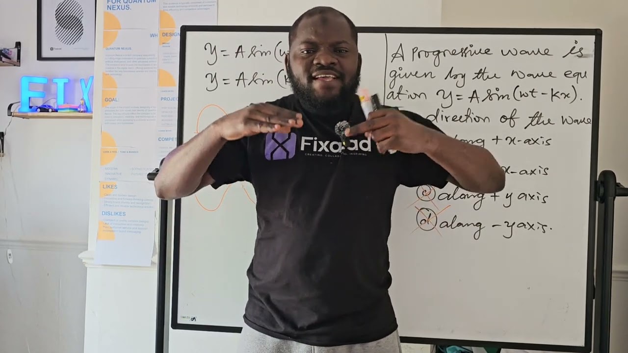 How to find the direction of a wave using a wave equation For JAMB and WAEC students