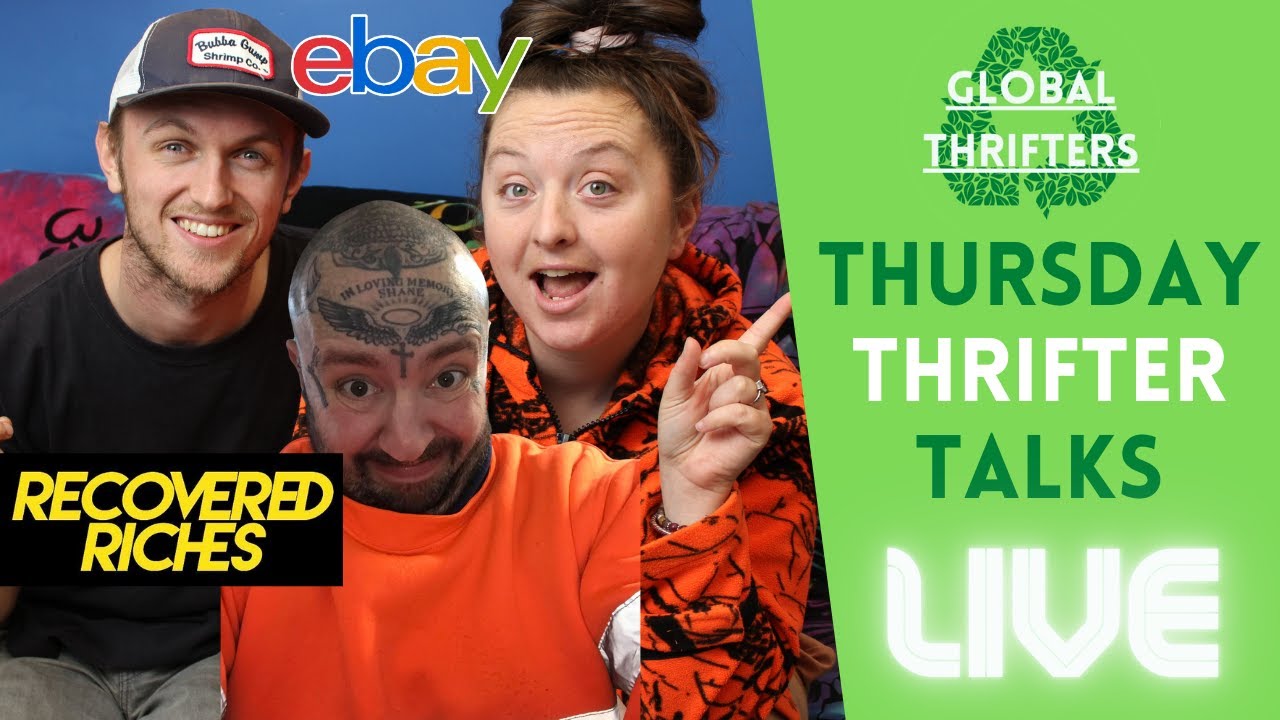 Thursday Thrifter Talks - Ep 21 With Stacy @ Recovered Riches | UK eBay Reseller LIVE Chat Hangout