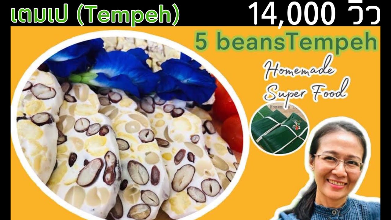 วิธีทำเทมเป้ถั่ว 5 ชนิด How to make Tempeh with 5 beans? テンペ Tempe درجہ حرارت ताप تمپه