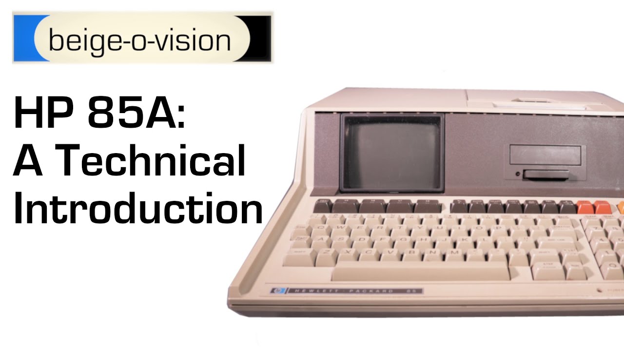 HP 85A: A technical introduction